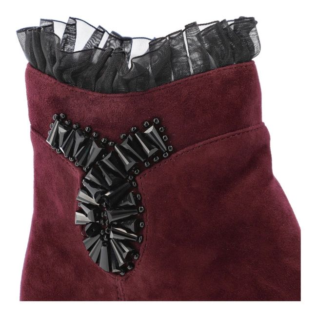 Členkové Topánky S.BARSKI - MR52-127 Wine