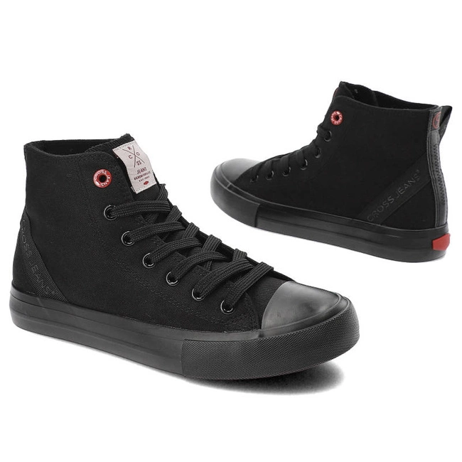 Plátenky Cross Jeans - LL2R4088C Czarny