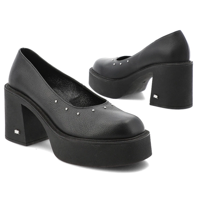 Poltopánky KARINO - 5648/126-P Czarny/Lico