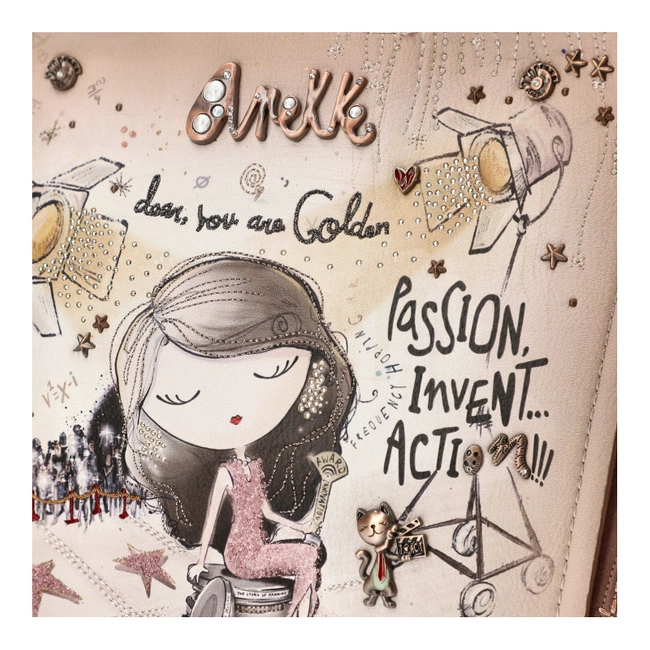 Kabelka Anekke - 38701-237 Brązowa