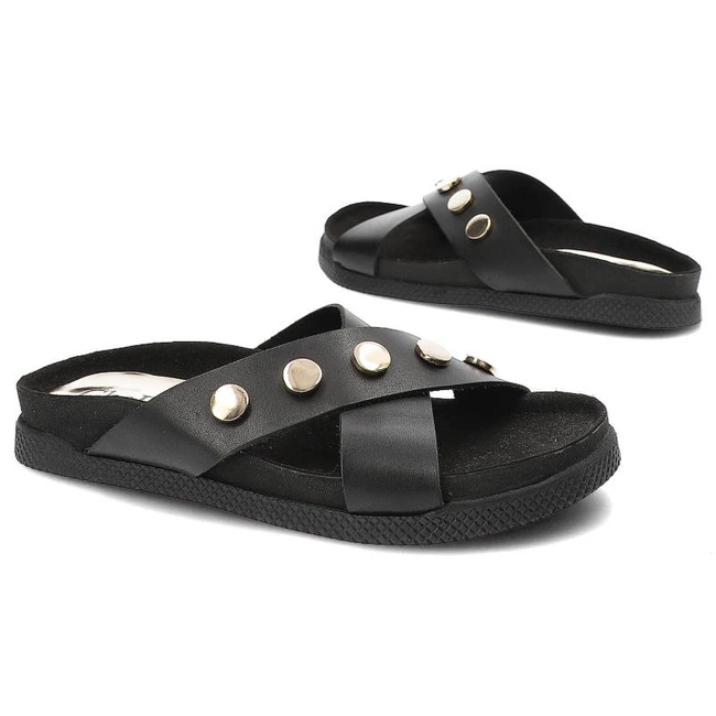 Šľapky Chebello - 2018 Clark Czarny