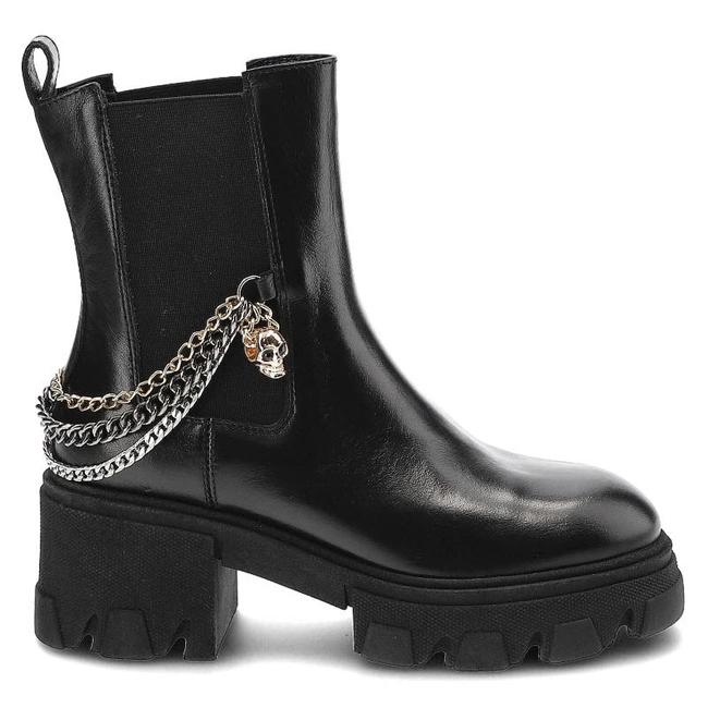 Členkové Topánky Carinii - B8483_-E50-000-000-000 Czarny