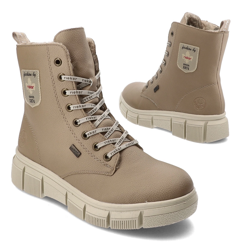 Členkové Topánky Rieker - X3410-20 Beige