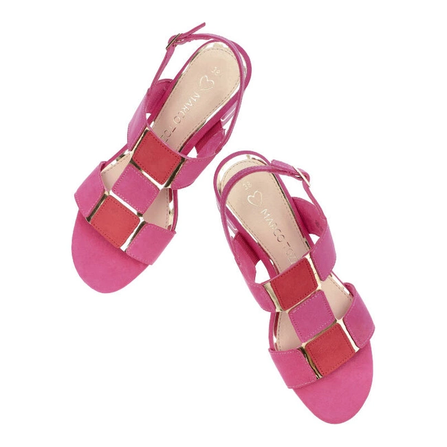 Sandále Marco Tozzi - 2-28314-42 573 Pink/Red