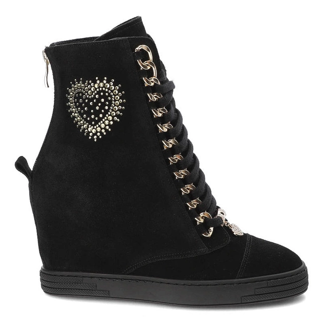 Tenisky Damiss - DS-706 Czarny Welur
