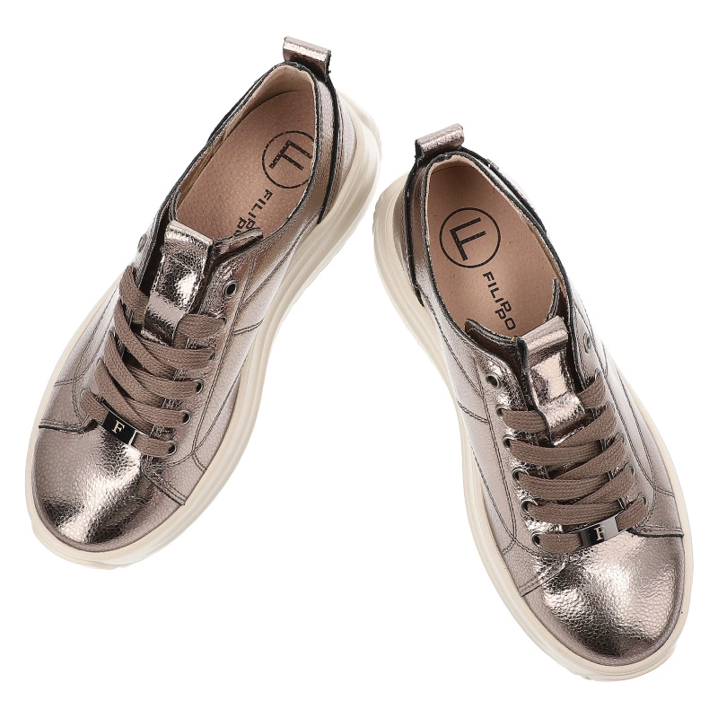 Tenisky FILIPPO - DP6795/25 Gun Metal