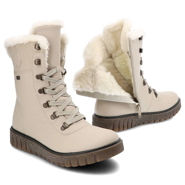 Členkové Topánky Rieker - Y3424-60 Beige