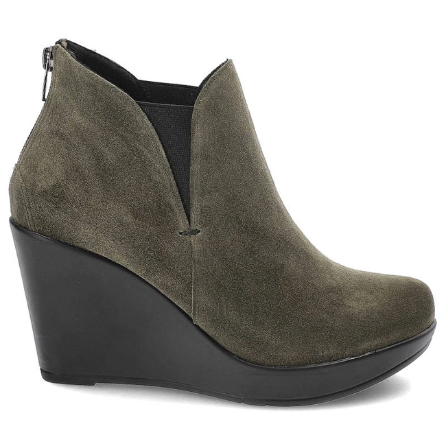 Členkové Topánky Karino - 0977/066-F Zielony/Welur