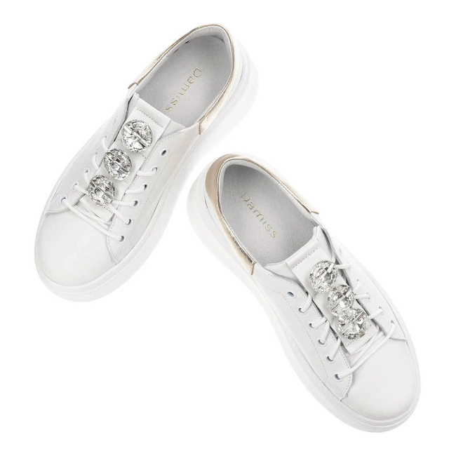 Tenisky Damiss - DS-717 Białe Lico/Zł