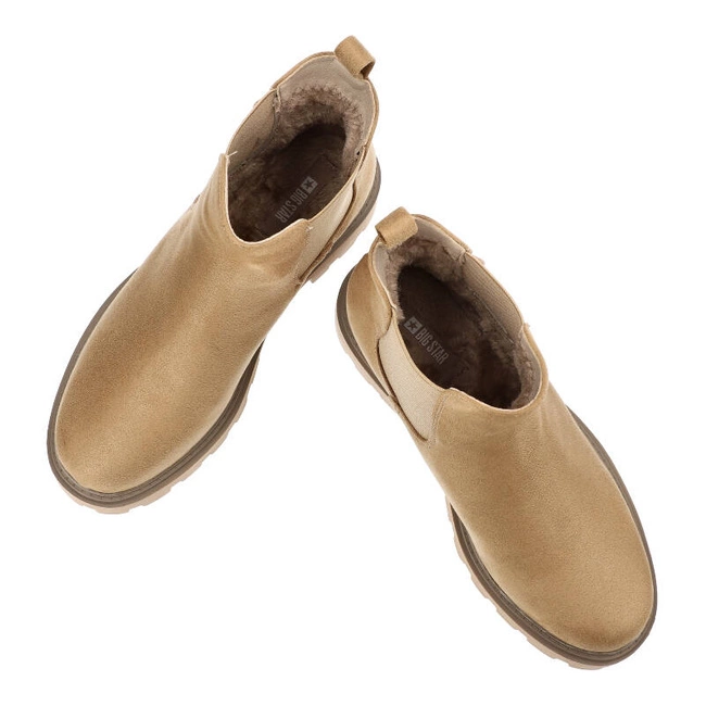 Členkové Topánky Chelsea Big Star - MM274373 Beż