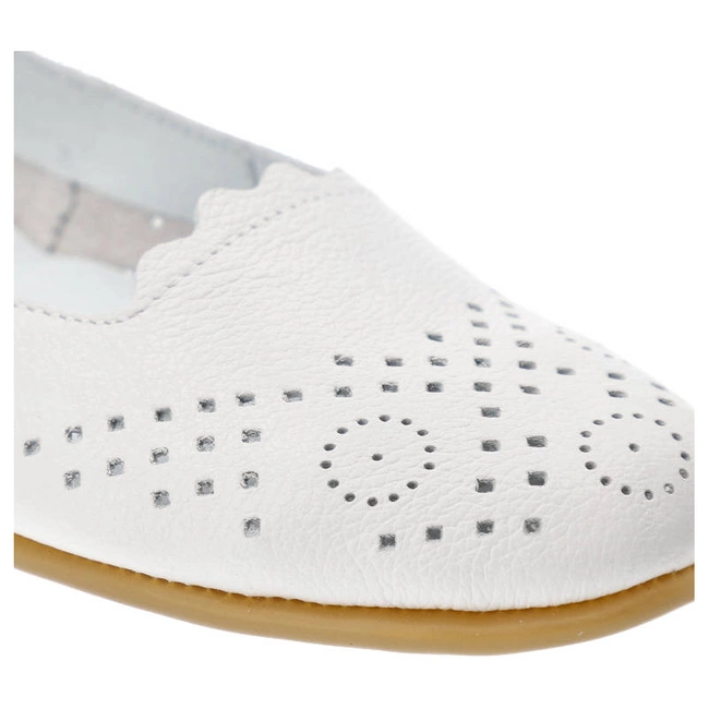 Baleríny Pollonus - 5-1493-004 Verona Biały