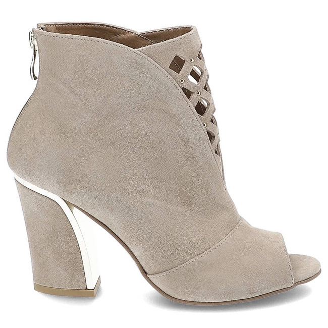 Členkové Topánky Damiss - DS-600/A Cappucino Zamsz