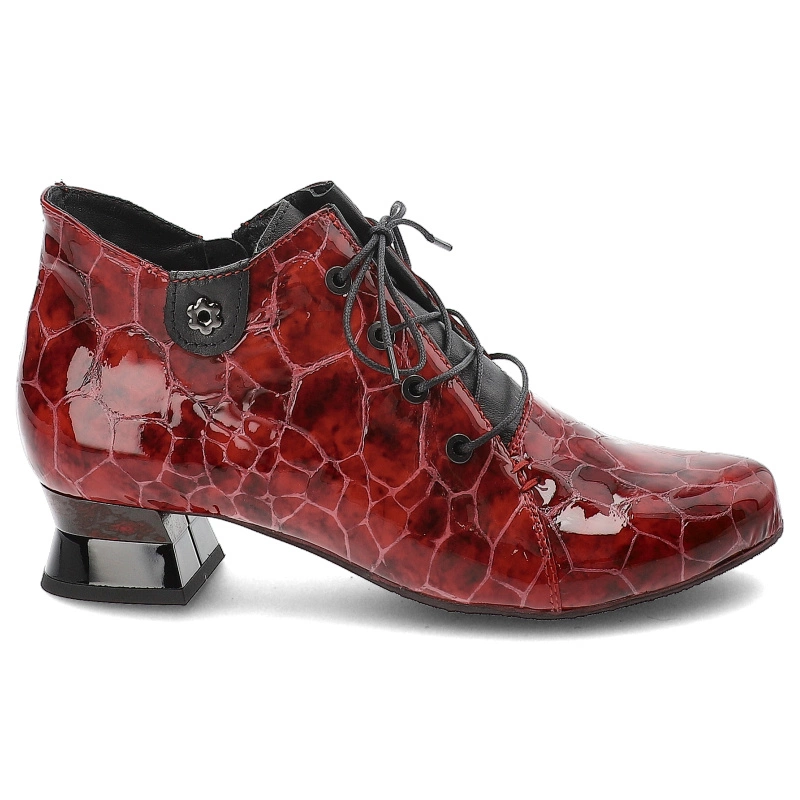 Členkové Topánky Armodo - 7122A Czerwony/Czarny