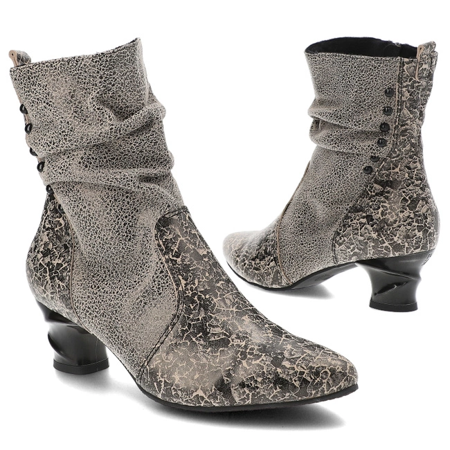 Členkové Topánky Armodo - 7097A Beige/Schwarz