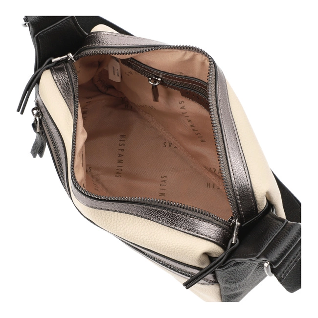 Kabelka Hispanitas - BI243546 Samba-I24 Milk Samba Met-I24 Acero