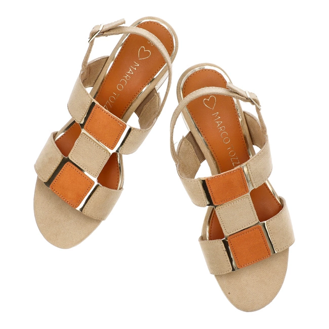 Sandále Marco Tozzi - 2-28314-42 423 Biscuit Comb
