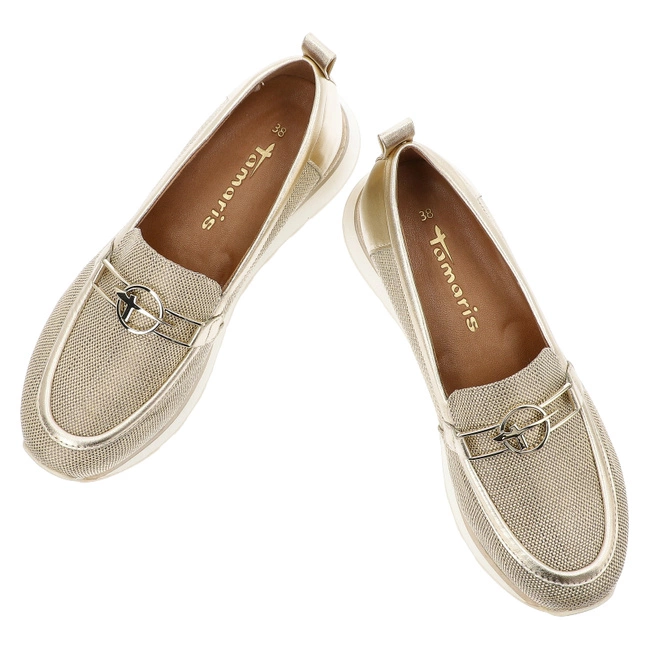 Półbuty TAMARIS - 1-24750-44 990 Gold Comb