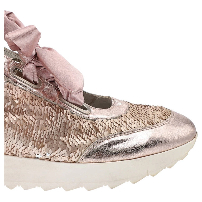 Tenisky Chebello - 2000 Róż Kryształ-Nappa16K