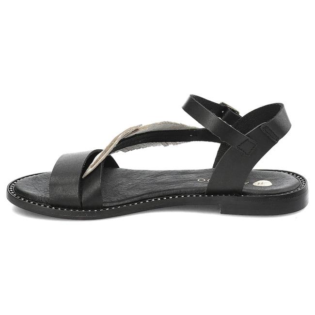 Sandále Armodo - 933C Czarny+Złoty