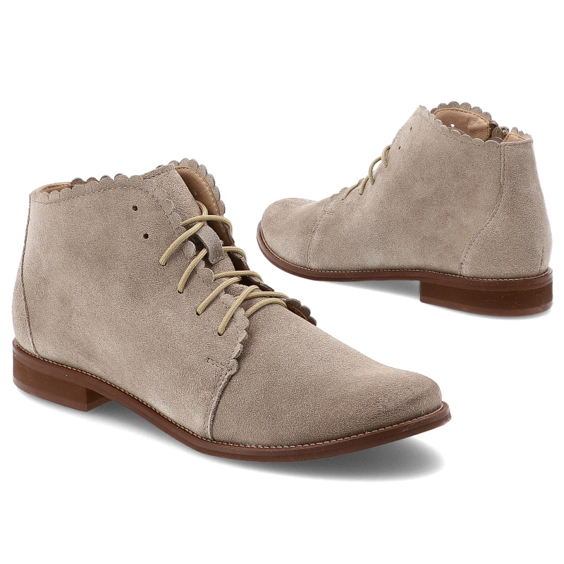 Členkové Topánky ARMODO - 4078/Hogl S Welur Taupe