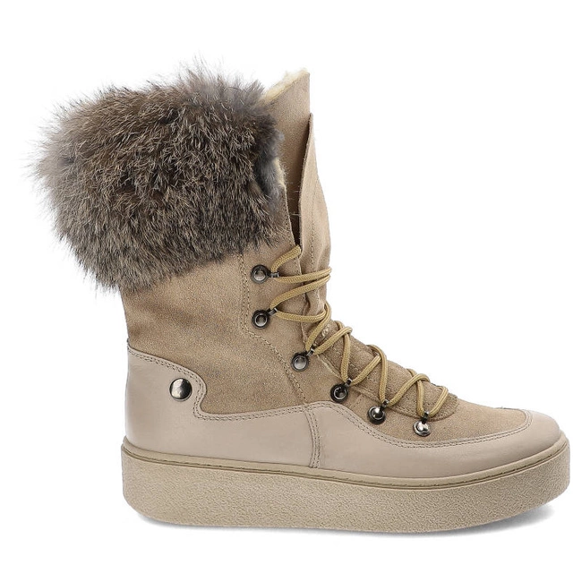 Členkové Topánky Pollonus - 5-0464-016 Vanilia Lico+Beż Galaxy