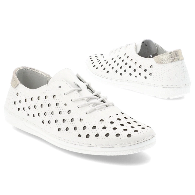 Poltopánky S.BARSKI - LR51-644 White/Gold