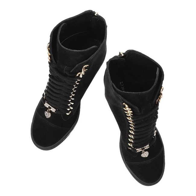 Tenisky Damiss - DS-706 Czarny Welur