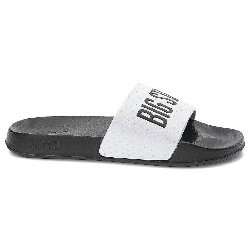 Šľapky Big Star - MM174320 Czarny/Biały