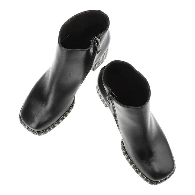 Členkové Topánky Armodo - 9767 Czarny 39/2767