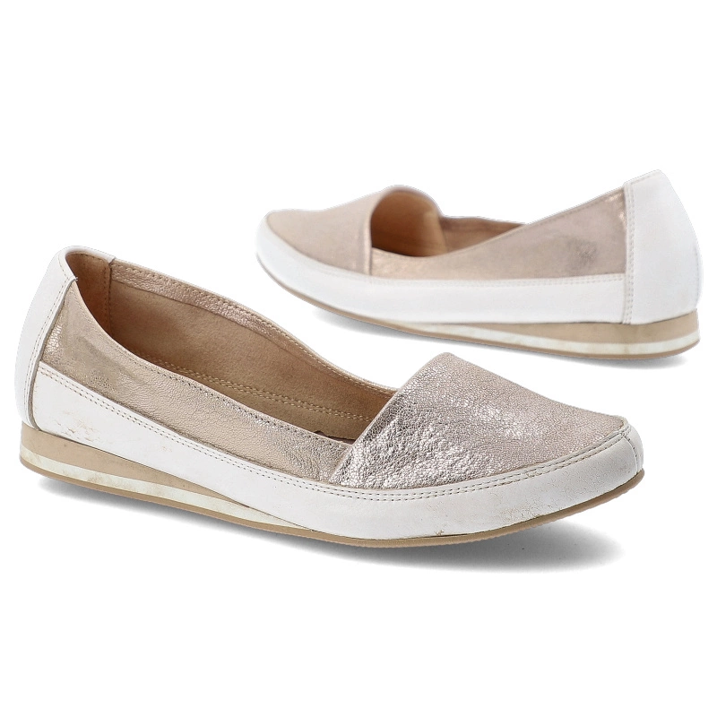 Mókazíny DAMISS - DS 016 Złoty Perłowy