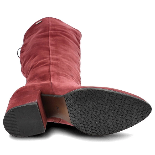 Čižmy Lemar - 70099 Czerwony V.Sangria