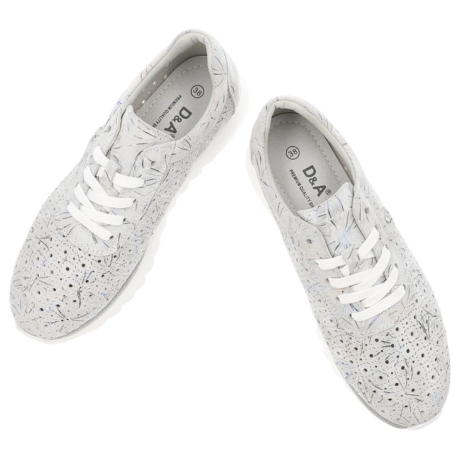 Tenisky S.BARSKI - LR51-635 Silver