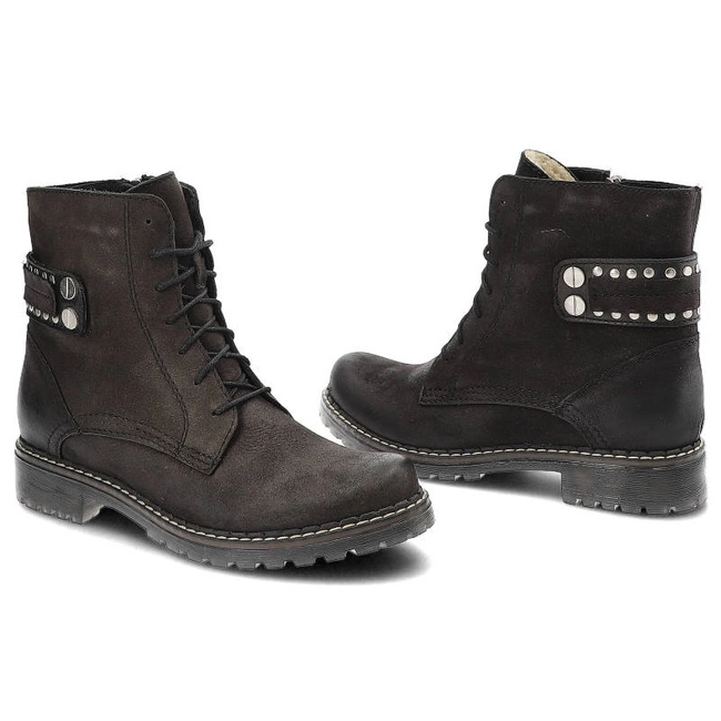 Členkové Topánky Simen - 8238 Czarny/ S04