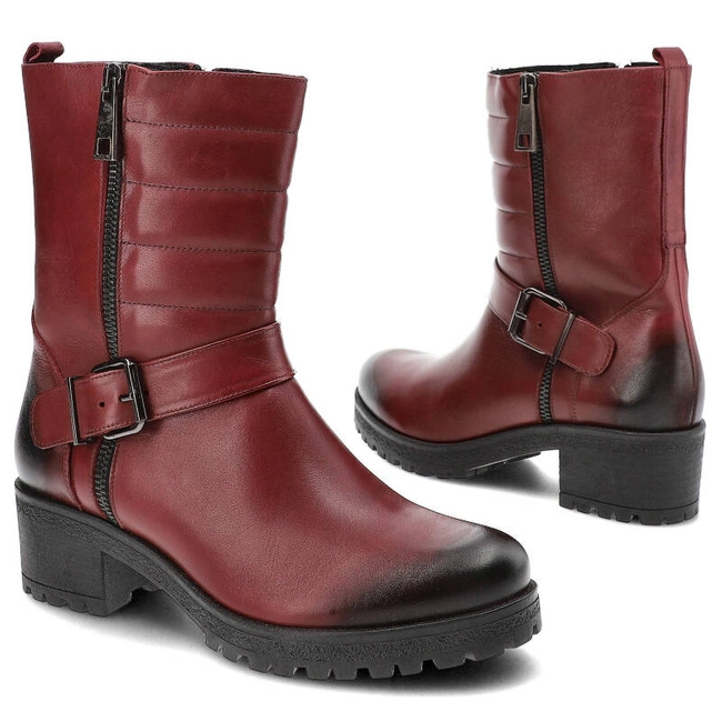 Členkové Topánky Baldaccini - 674500-9 Bordowy Negril Porpora