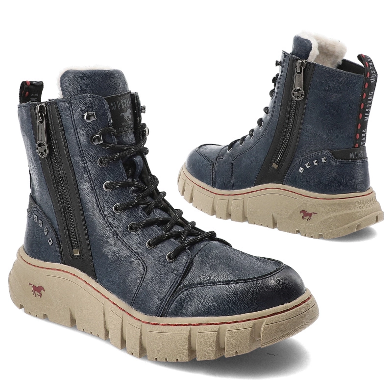 Členkové Topánky Mustang - 1499-602-8 Blau