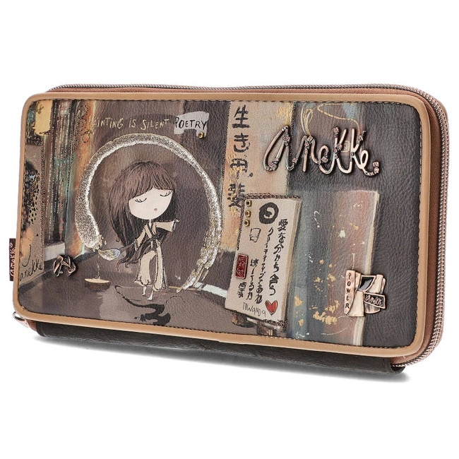 Peňaženka Anekke - 37709-916 Brązowy