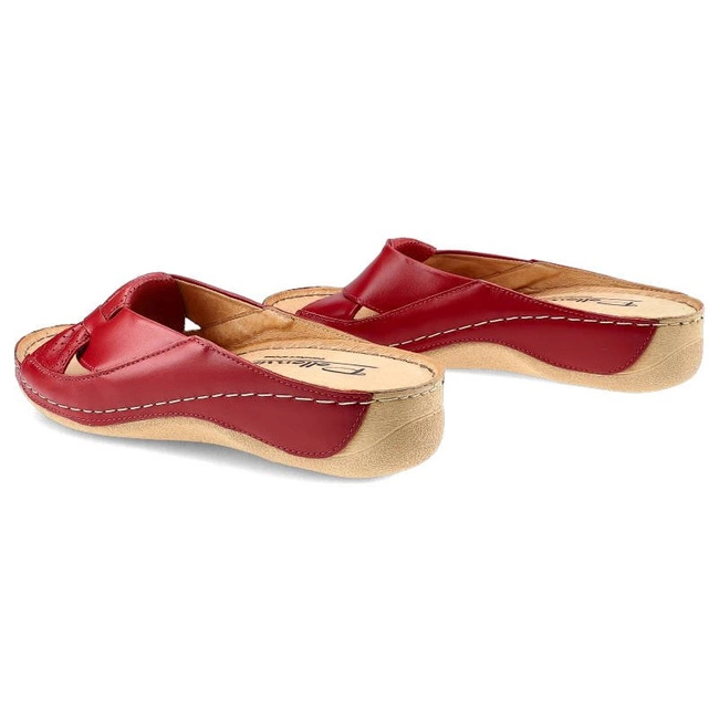 Šľapky Pollonus - 5-0687-013 Czerwony Krast