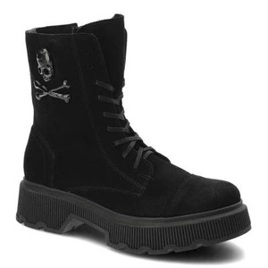 Členkové Topánky Exquisite - 1366 Czarny Welur