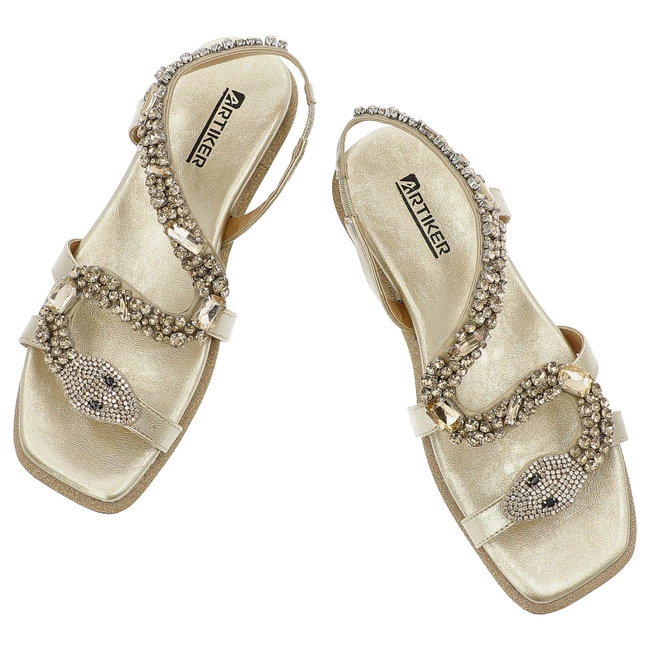 Sandále ARTIKER - 56C1362 Złoty