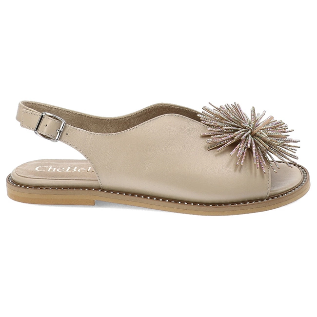 Sandále Chebello - 4344_-394-000-PSK-S130 Beżowy