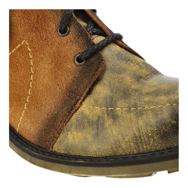 Šnúrovacie Členkové Topánky Maciejka - 06719-07/00-8 Żółty