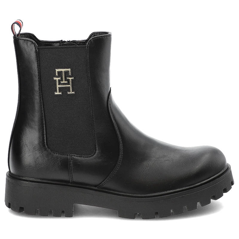 Členkové Topánky Tommy Hilfiger - T3A5-32393-1355999-Chelsea Boot Black 999