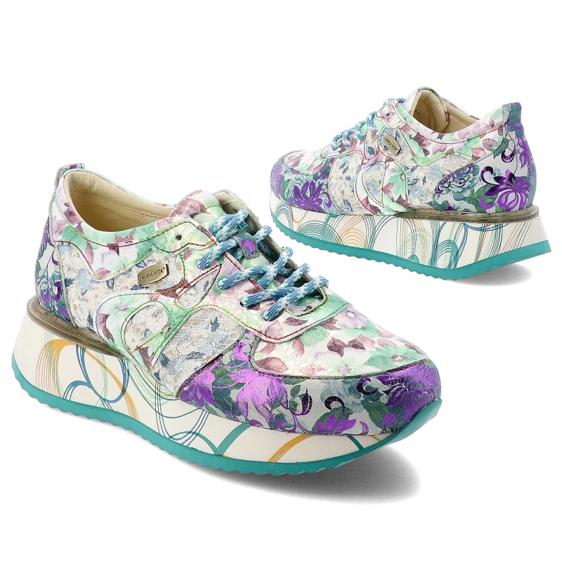 Tenisky LAURA VITA - Delphine 47 SL6006-7BS Vert