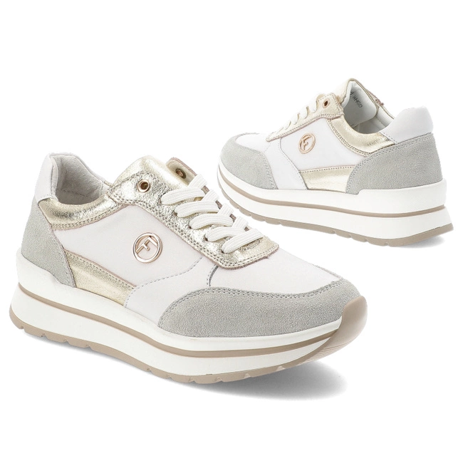 Tenisky FILIPPO - DP6858/25 WH GO Biały Złoty