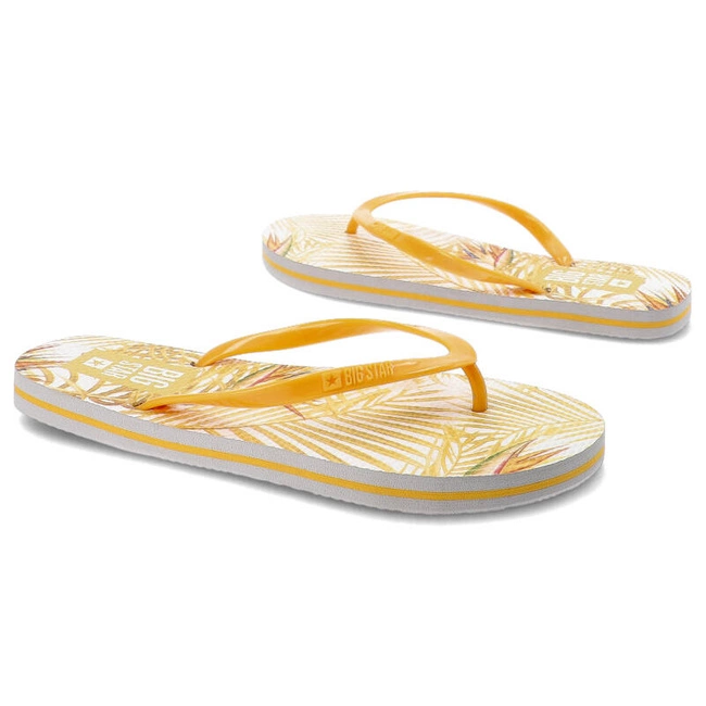 Šľapky Big Star - LL274819 201 Żółty