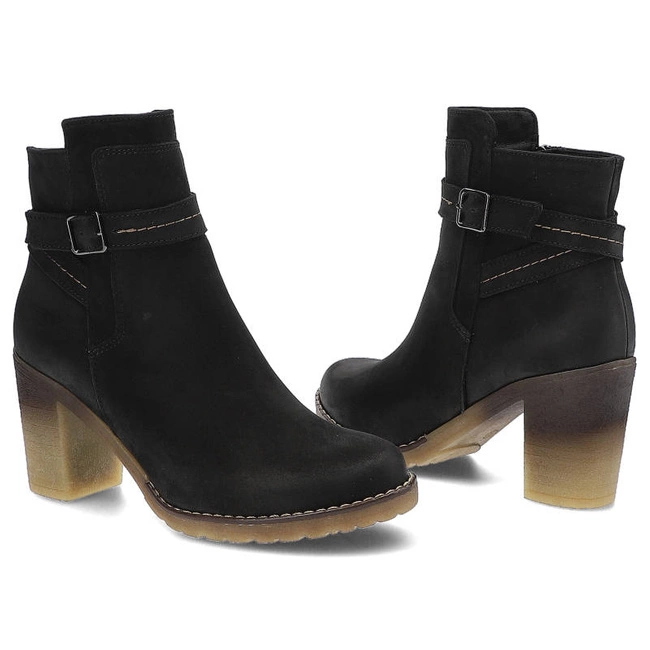 Členkové Topánky Gamis - 3165 Czarny Nubuk