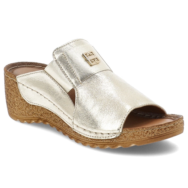 Šľapky ARMODO - 50109 Kryształ Złoto/Złoty