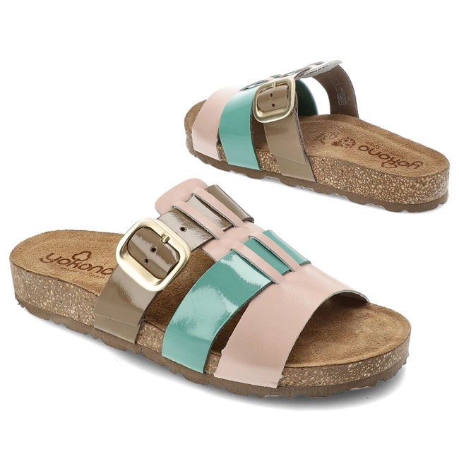 Šľapky Yokono - Jerba-137 Cha Multi Salvia