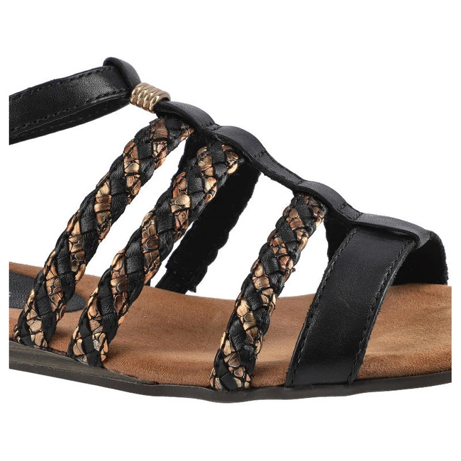Sandále Tamaris - 1-28108-28 028 Black/Bronce