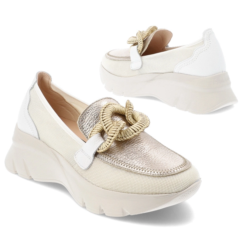 Poltopánky HISPANITAS - HV254050 Mesh-V25 White Boleromet-V25 Cava